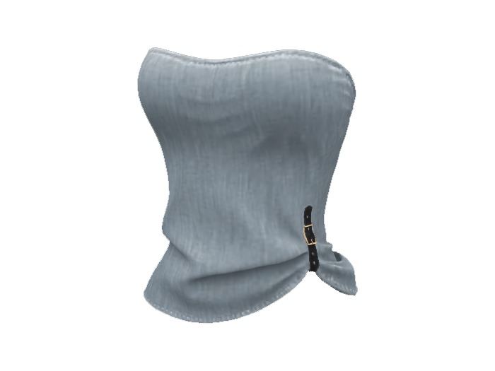 Kaithleen's Tube Top Standard Sizes - Grey