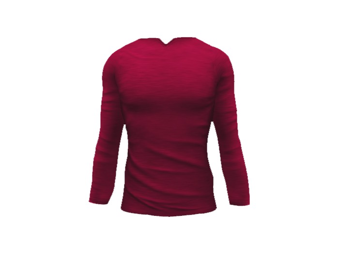 Kaithleen's Long Sleeved Shirt - Redplain