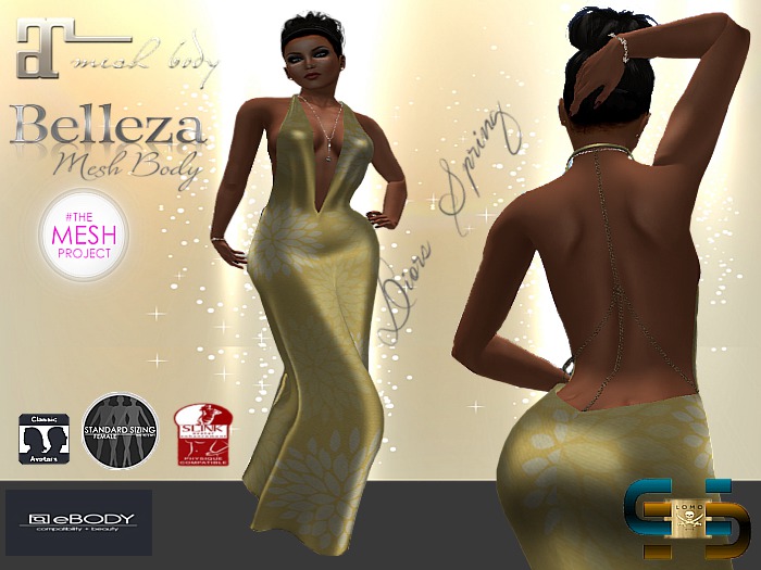 [ IBAN ] MESH GOWN DIORS SPRING #01 TMP / MAITREYA / BELLEZA