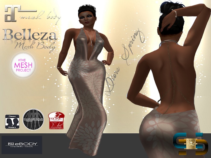 [ IBAN ] MESH GOWN DIORS SPRING #04 TMP / MAITREYA / BELLEZA