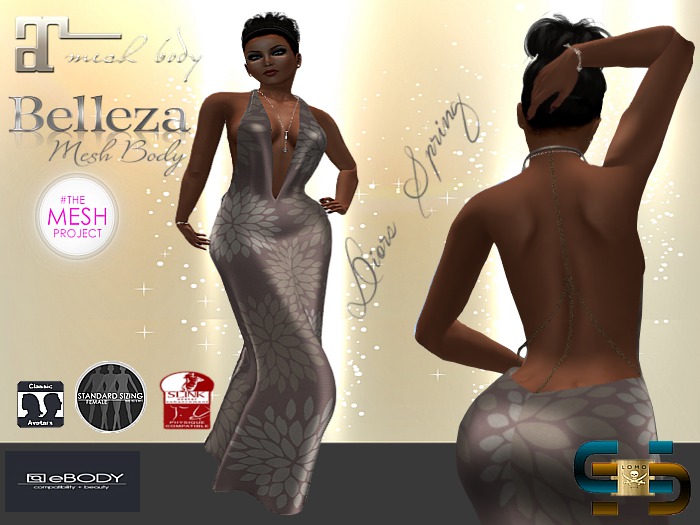 [ IBAN ] MESH GOWN DIORS SPRING #05 TMP / MAITREYA / BELLEZA
