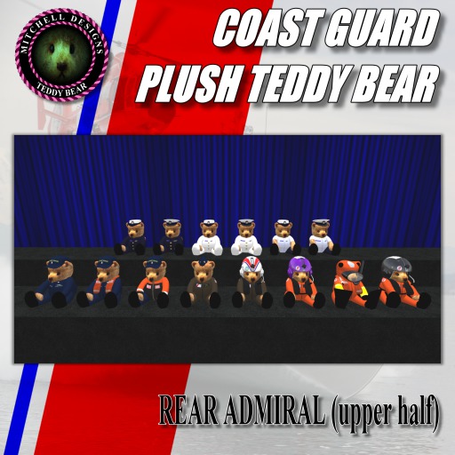 MD Coast Guard Teddy Bear Plush Series - RADM