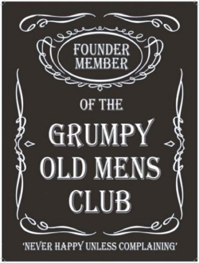 Grumpy Old Mens Club Sign
