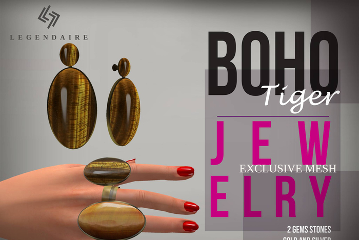 LEGENDAIRE BOHO JEWELRY TIGER