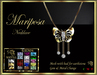 Butterfly diamond necklace