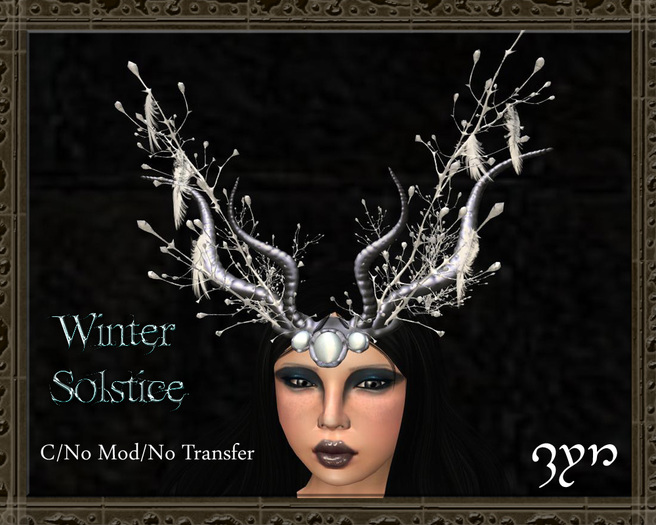 Zyn ~ Winter Solstice Headdress BOXed