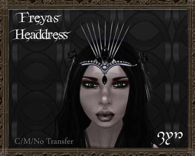 Zyn ~ Freya's Diadem - Black