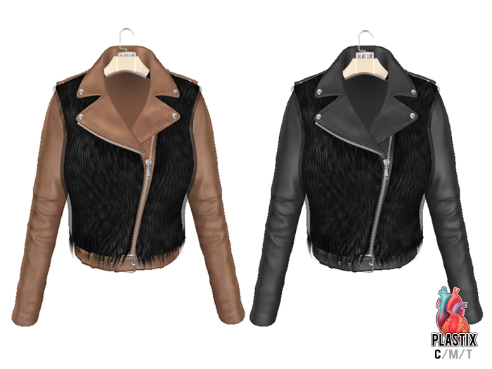 PLASTIX - Biker Jacket/Vest (Black)