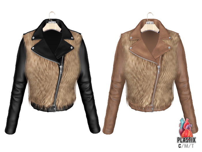 PLASTIX - Biker Jacket/Vest (Golden)