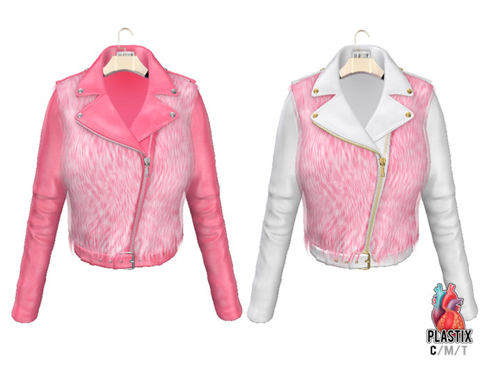 PLASTIX - Biker Jacket/Vest (Pink)