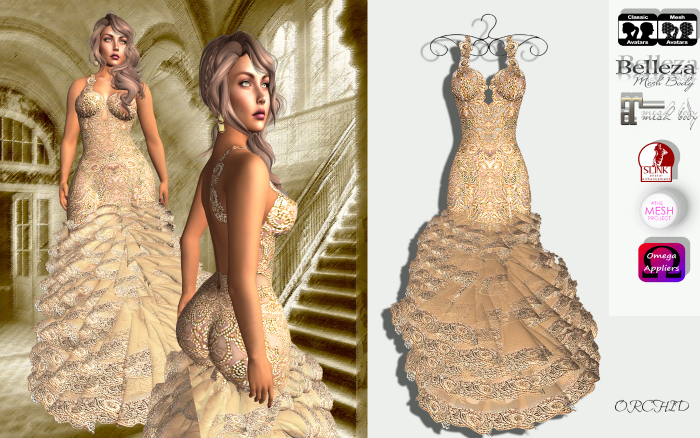 Dress Gwen Gold