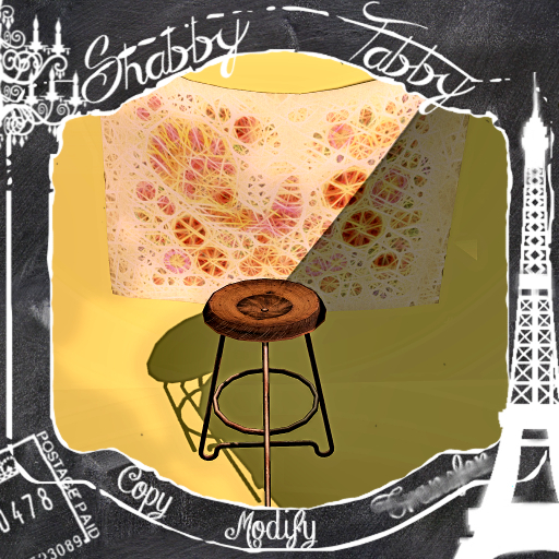 *Shabby* Limbourg Stool + Tapestry