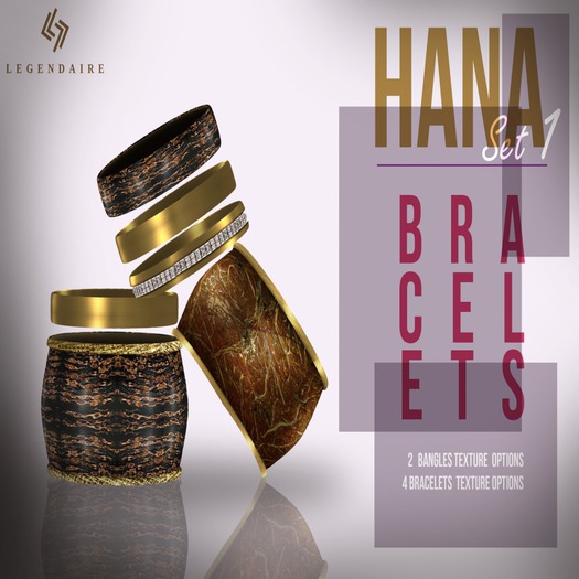 LEGENDAIRE HANA BRACELETS SET 1