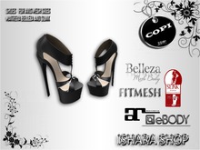 TANYA SHOES SPECIAL MESH AVATAR BLACK