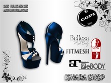 TANYA SHOES SPECIAL MESH AVATAR BLUE