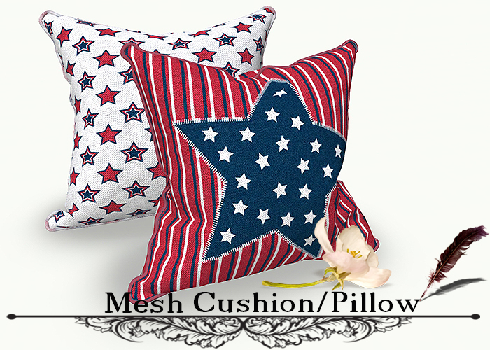 *Mesh Cushion/Pillow (modify and trasfert) YV 2