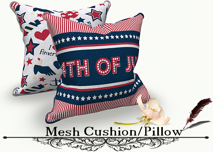 *Mesh Cushion/Pillow (modify and trasfert) YV 6