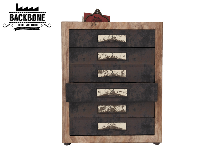 BackBone Vintage Filing Cabinet