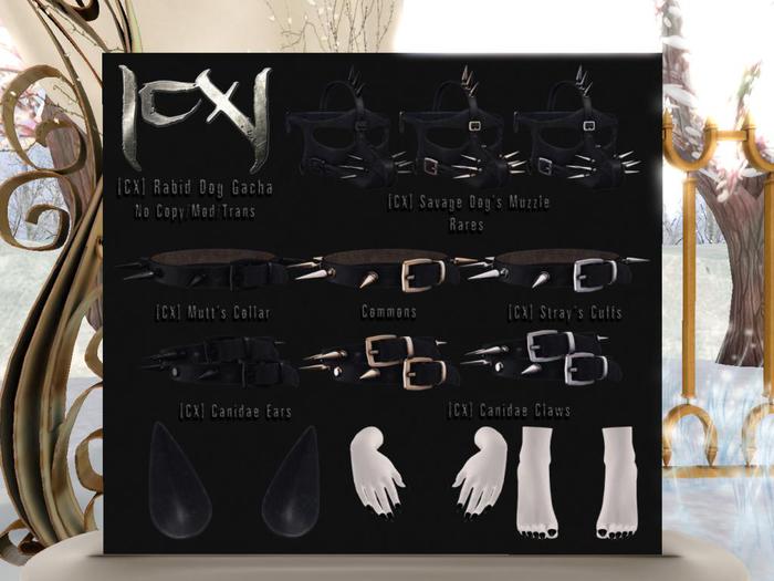 [CX] Stray's Cuffs (Black)