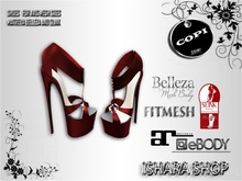 TANYA SHOES SPECIAL MESH AVATAR RED