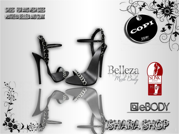 DAYANA SLINK SHOES  BLACK