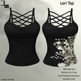 DE Designs - Lori Top - Black