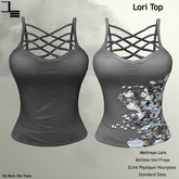 DE Designs - Lori Top - Grey