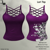DE Designs - Lori Top - Purple