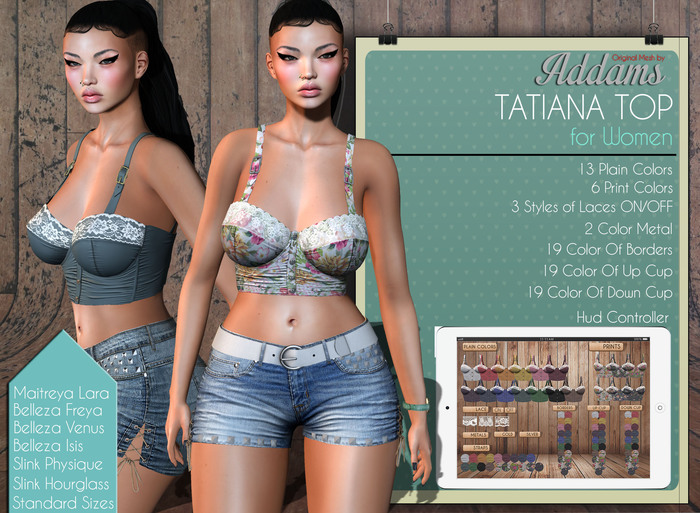 Addams // Tatiana Top // FATPACK