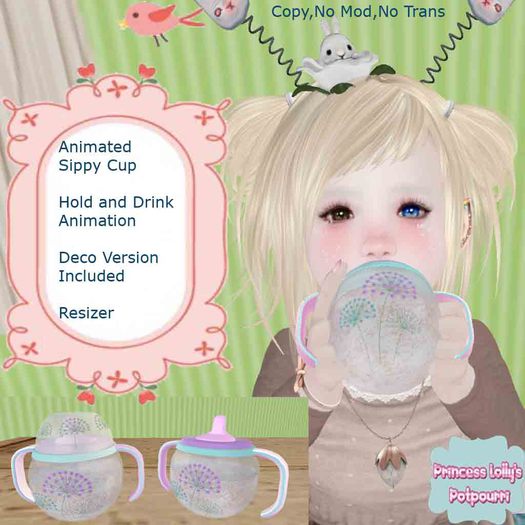 >.PLP.< Baby Sippycup CookieMilk flower (Boxed)