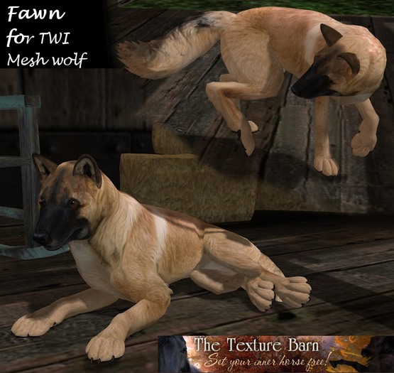 The Texture Barn - Fawn for TWI Mesh Wolf Avatar