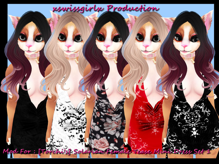 Mod For : [Torchi's] Solarian Female Tease Mini Dress Set 1