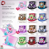 *katat0nik* (red strawberry) Cameo Hat