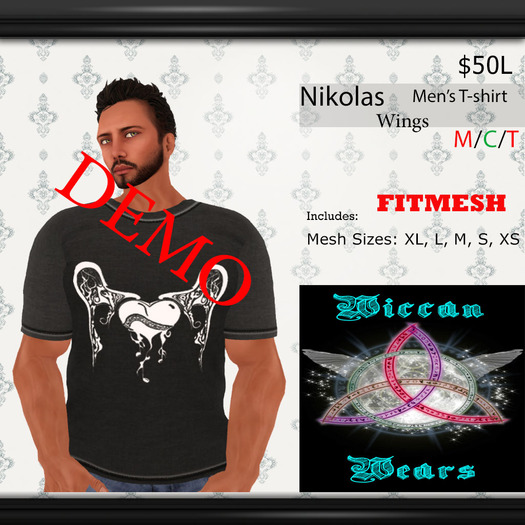 ~WW~ Nikolas Mens DEMO Fitmesh T-shirt
