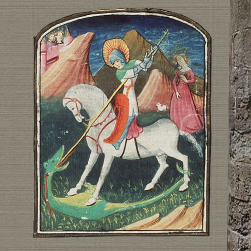 Painting of St. George .:SHD:.