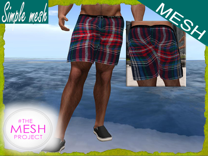 SM Checkered Gym Shorts TMP