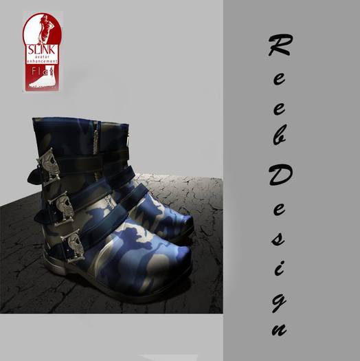 200-Reeb sTyle Emre MAle Boots Blue