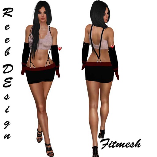 201-Reeb Design Atalante Top, skirt with braces