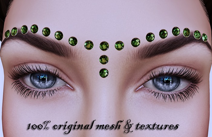 :::ChicChica::: Suria Dots jade (unpacked)