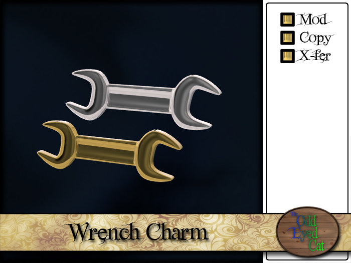>^OeC^< Findings - Wrench Charm