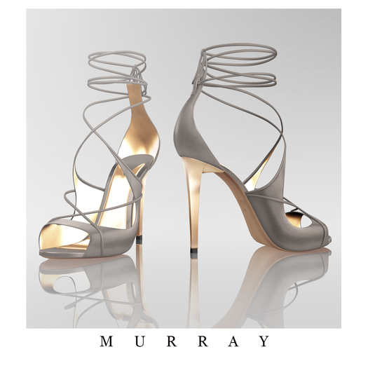 MURRAY- Raquel Laced Sandals / Grey
