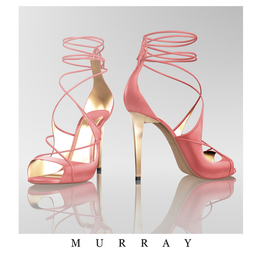 MURRAY- Raquel Laced Sandals / Peach