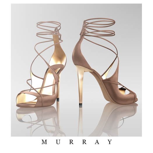 MURRAY- Raquel Laced Sandals / Praline