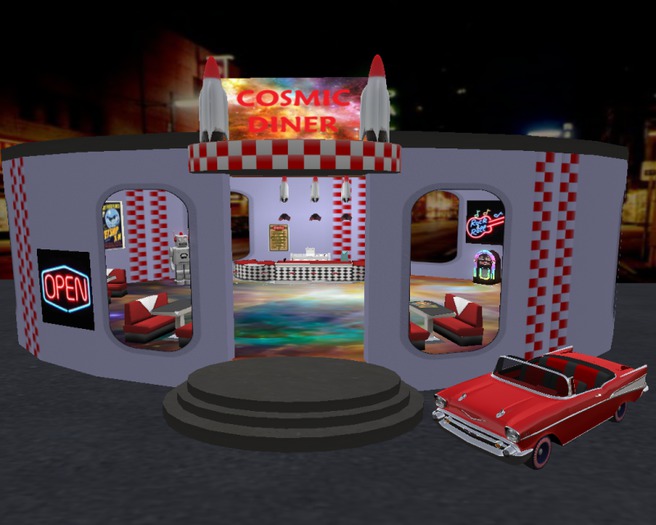 Cosmic Rocket Diner (Large)