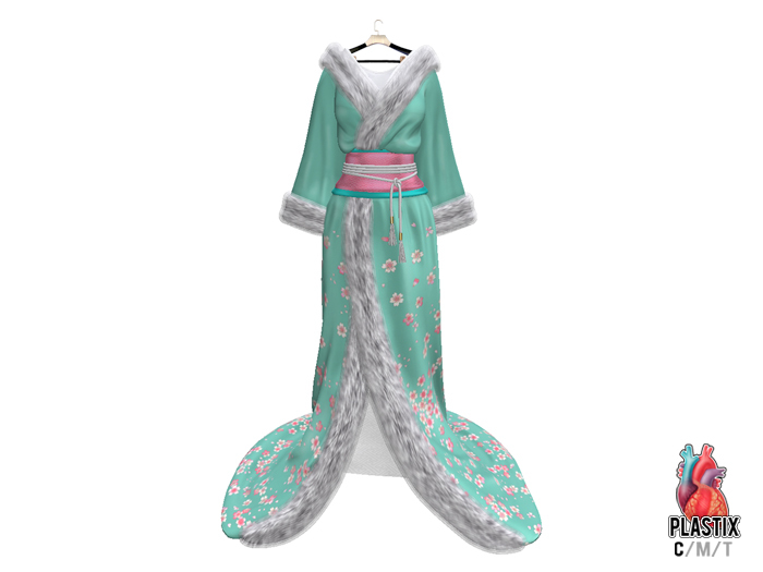 PLASTIX - Garden Kimono (Mint)