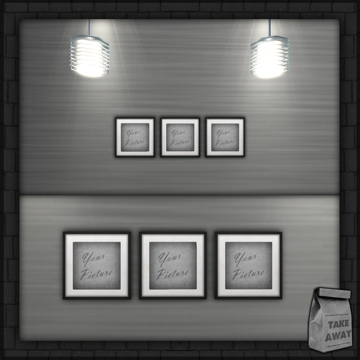 Picture Frame of 3 Panels [TAKE-AWAY]