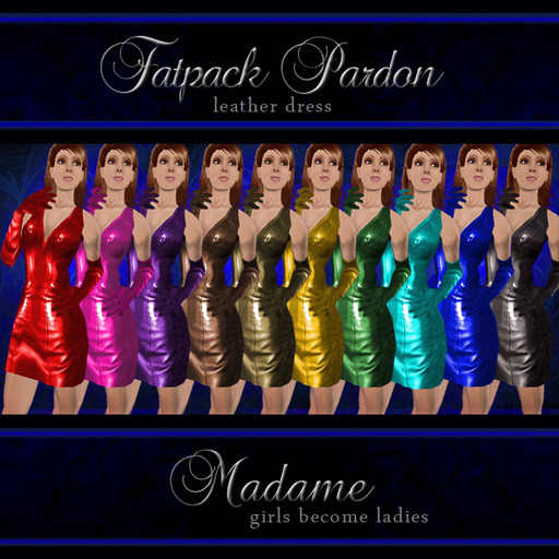 Madame Haure Couture - Fatpack Pardon, leather dress