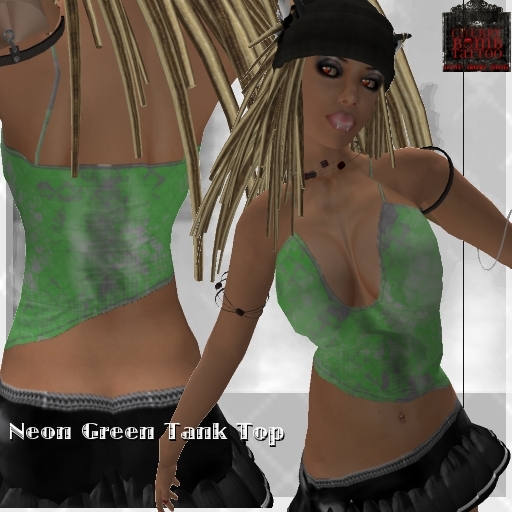 ~CB Neon Green Tank Top