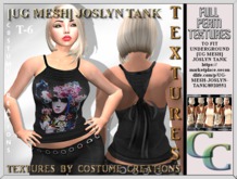 UG JOSLYN TANK TOP T6 FULL PERM TEXTURE