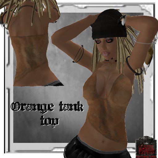 ~CB Orange Tank Top